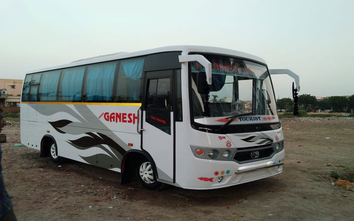 Mini luxury bus on rent in Ahmedabad